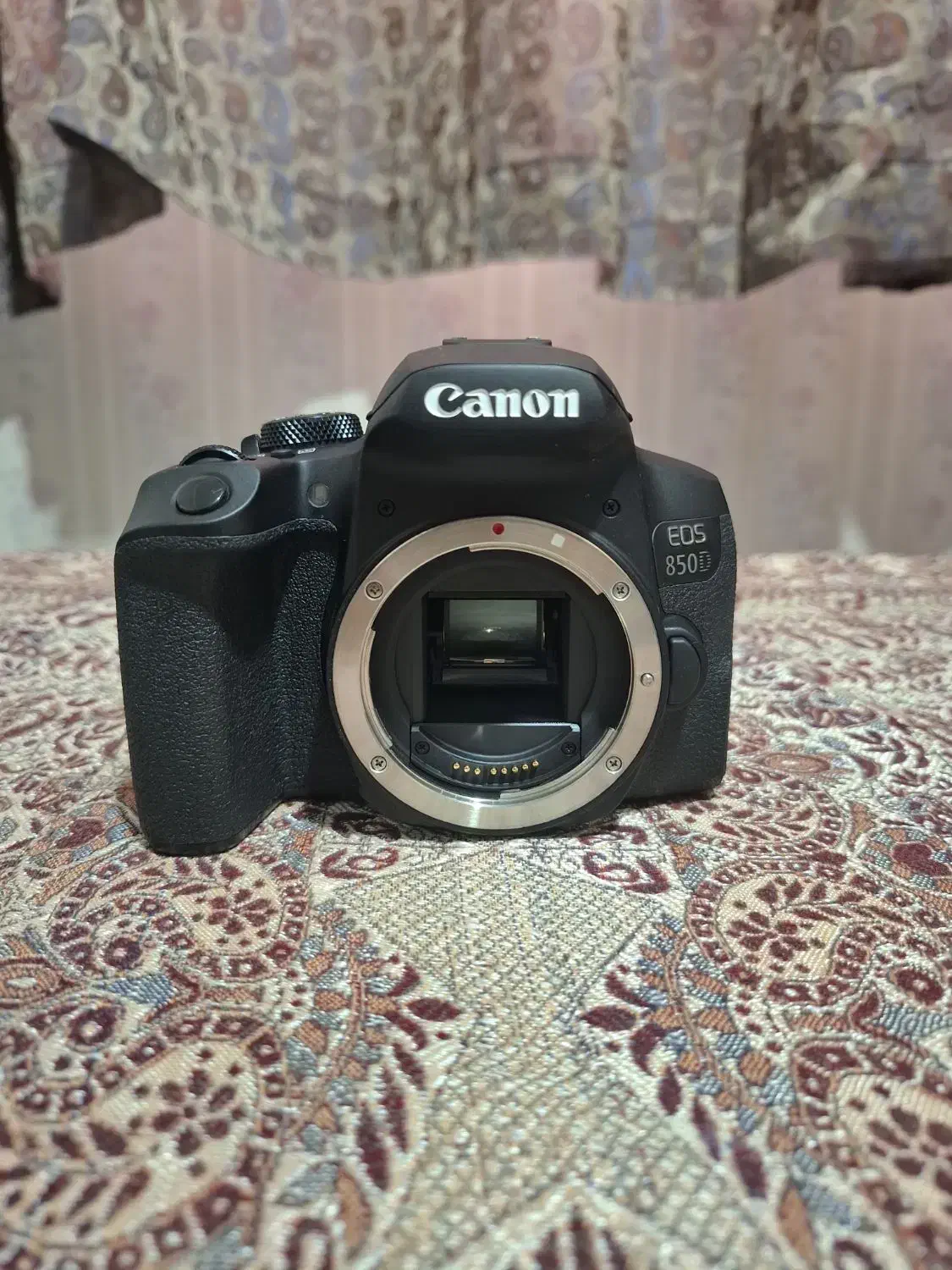 بدنه در حد نو دوربین حرفه ای 850d کنون|دوربین عکاسی و فیلم‌برداری|شیراز, منطقه هوایی شهید دوران|دیوار