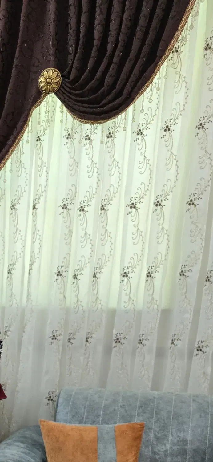 پرده پذیرایی|پرده، رانر، رومیزی|قم, قلعه کامکار|دیوار