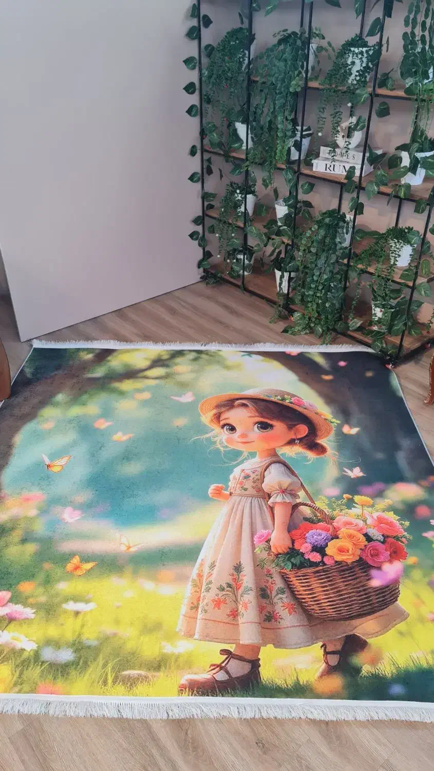 فرش کودک دخترونه|فرش|تبریز, |دیوار
