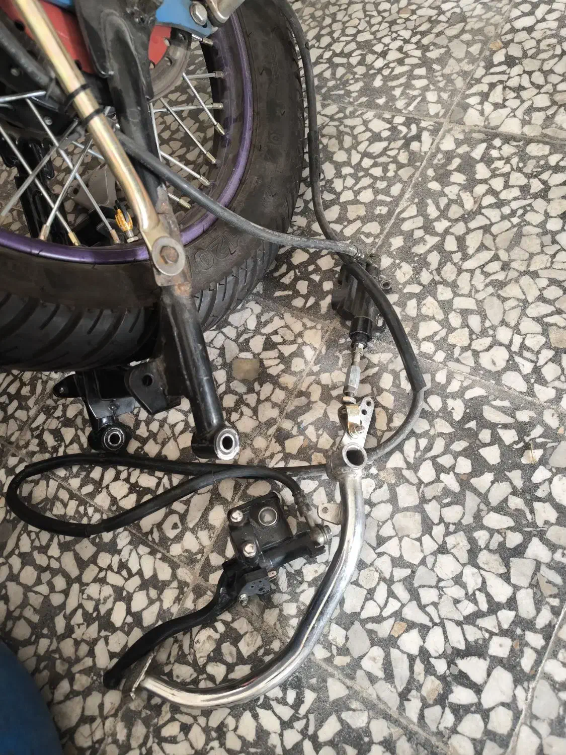 لوازم جفت دیسکی عقب موتور سیکلت|قطعات یدکی و لوازم جانبی|هشترود, |دیوار