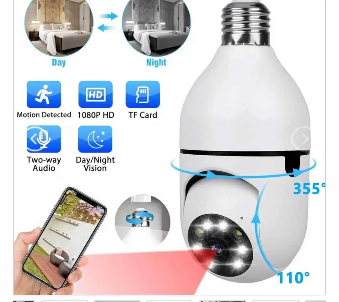 دوربین مدار بسته لامپی بی سیم مدل V380|دوربین مداربسته|تهران, سازمان آب|دیوار