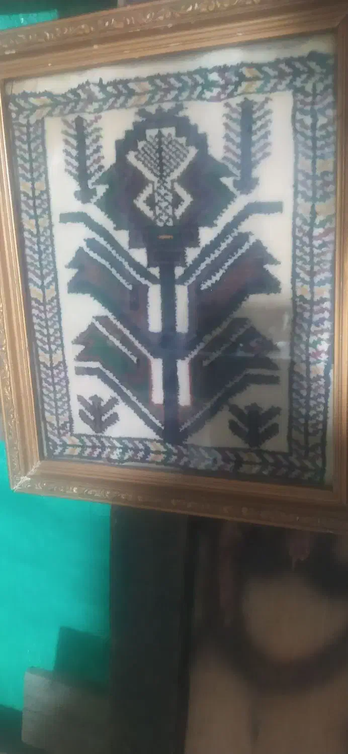 تابلو قدیمی|تابلو فرش|بندر ترکمن, |دیوار