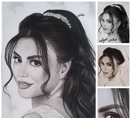 مناسبت هارو با نقاشی چهره اش قشنگ کن|تابلو، نقاشی، عکس|ساوه, |دیوار