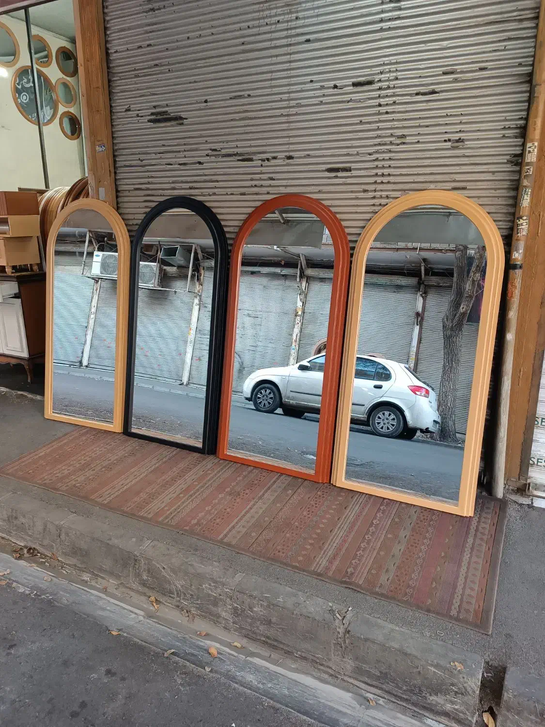 قاب آینه قدی پله ای|آینه|تهران, شهرک ولیعصر جنوبی|دیوار