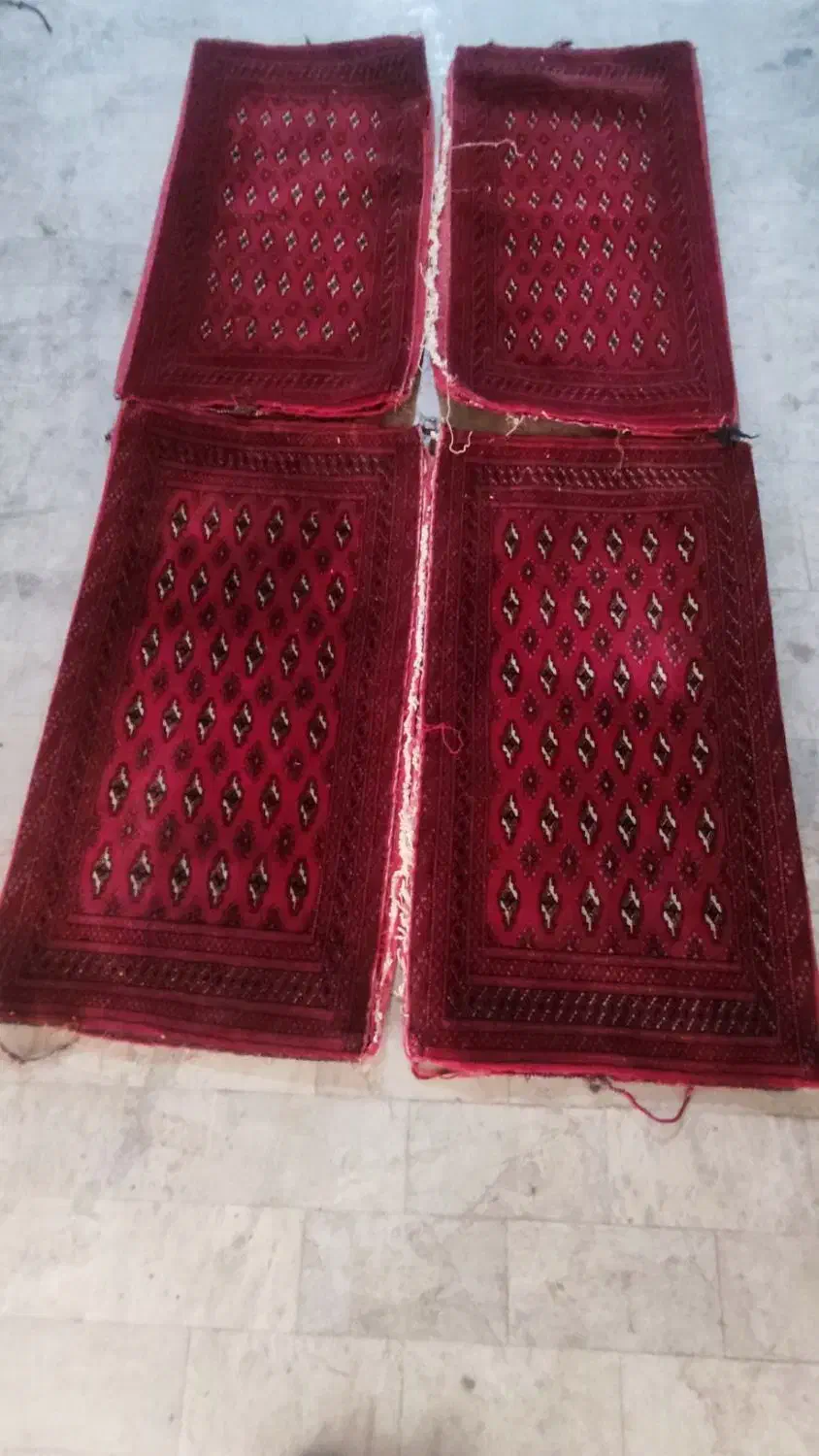 پشتی ترکمن دست بافت|پشتی|ری, جوانمرد قصاب|دیوار