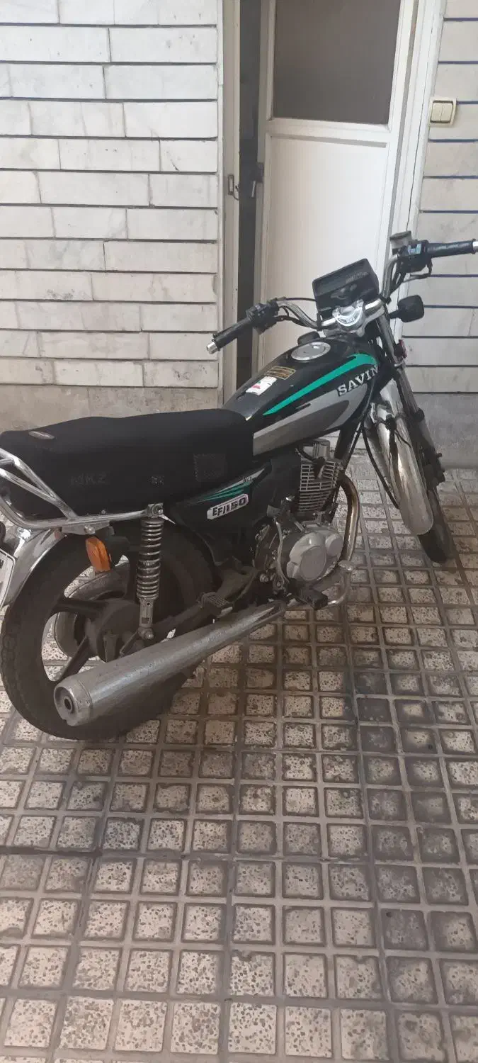 موتور سیکلت ساوین 150 سالم کم کارکرد در حد نو|موتورسیکلت|زنجان, |دیوار