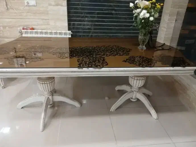 میز نهار خوری|میز و صندلی غذاخوری|شیراز, شهرک گلدشت حافظ‎|دیوار