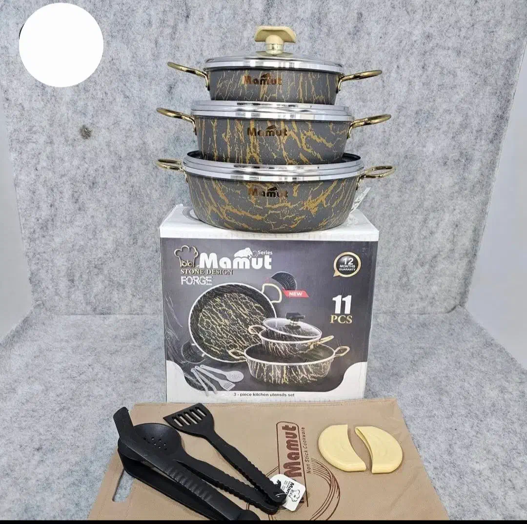 ماهیتابه سه تایی ماموت|ظروف پخت‌وپز|کرمان, |دیوار