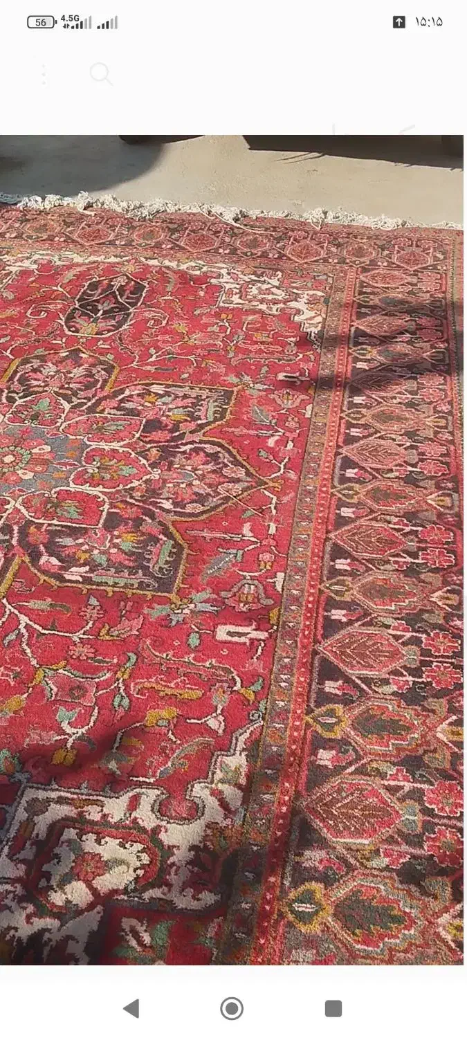 فرش طبیعی 3000شانه تبریز ۱۲ متری دوجفت|فرش|میاندوآب, |دیوار