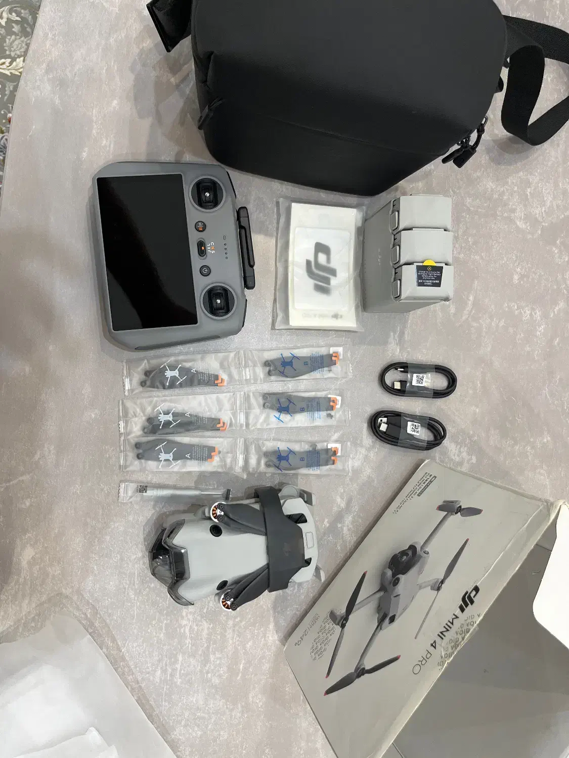 هلیشات dji mini 4 pro cembo plus|دوربین عکاسی و فیلم‌برداری|تهران, شهرک آزادی|دیوار