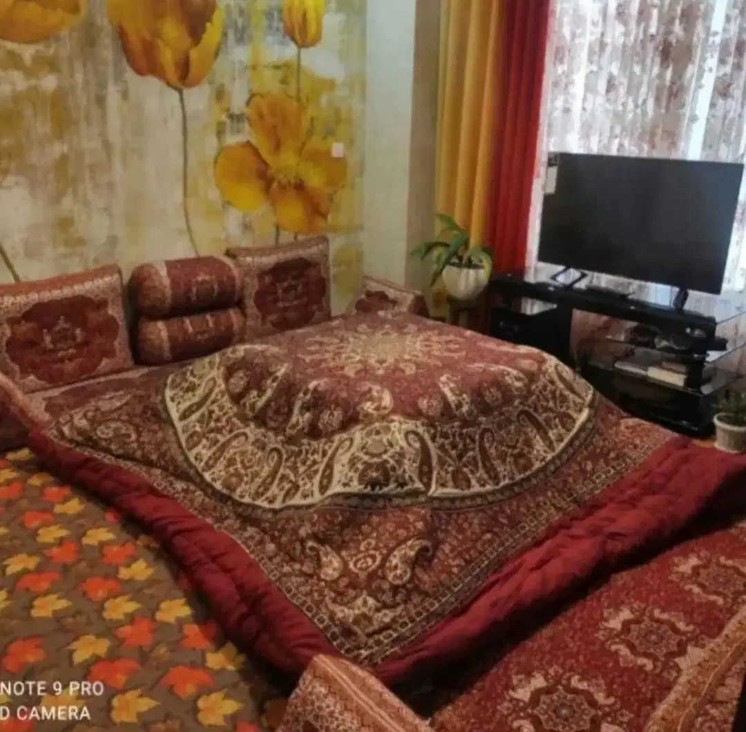 لحاف کرسی شعبانی 4 × 4 دست دوز کامل با لوازمات فول|رختخواب، بالش، پتو|تهران, شهرک ولیعصر جنوبی|دیوار