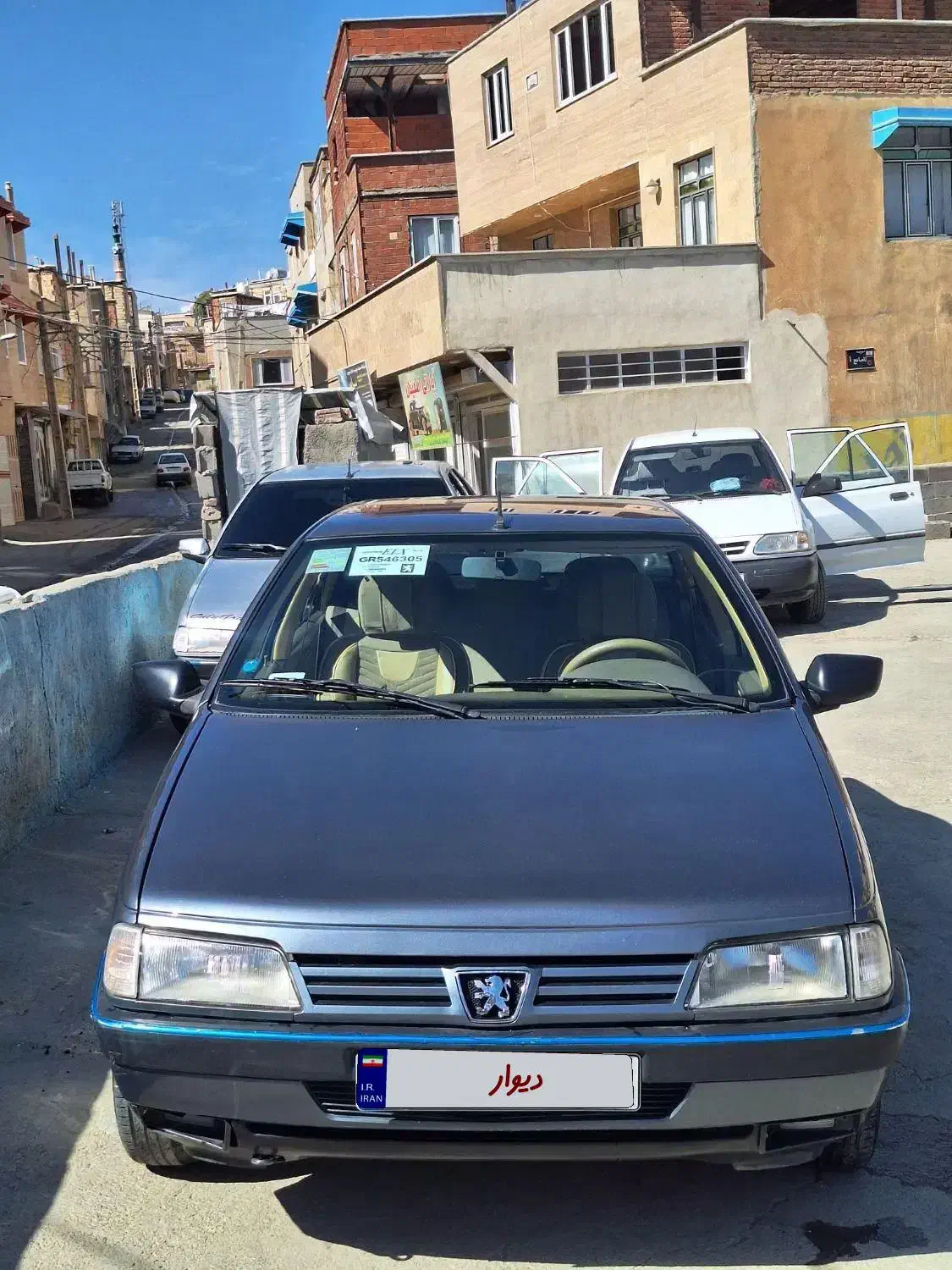 پژو ۴۰۵ خاکستری دلفینی ۹۶|خودرو سواری و وانت|مریوان, |دیوار