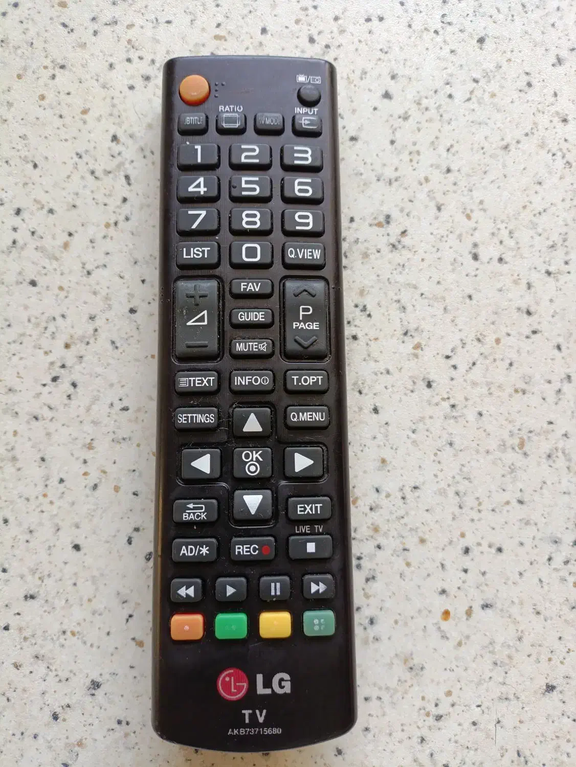 کنترل تلویزیون الجی|تلویزیون و پروژکتور|ملارد, |دیوار