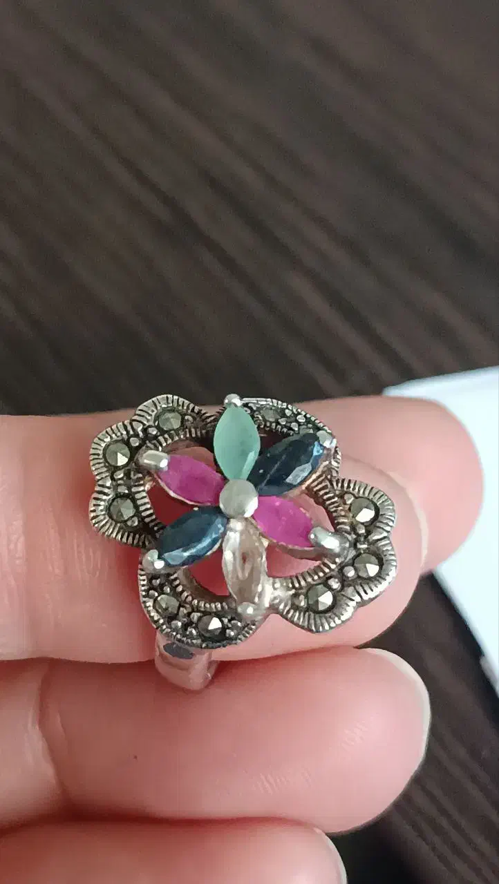 انگشتر نقره حدود۷گرم|جواهرات|بابل, |دیوار