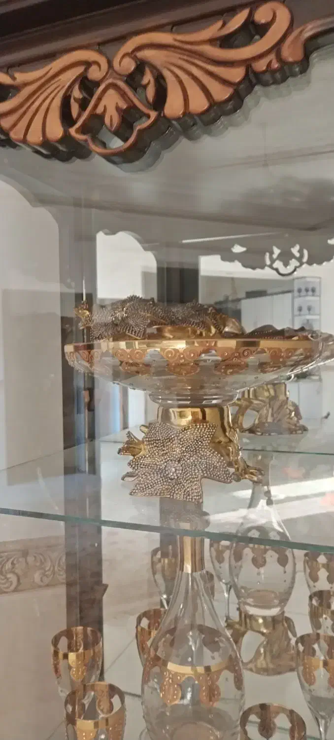 سرویس اب طلا اصلی|صنایع دستی و سایر لوازم تزئینی|قم, باغ کرباسی|دیوار