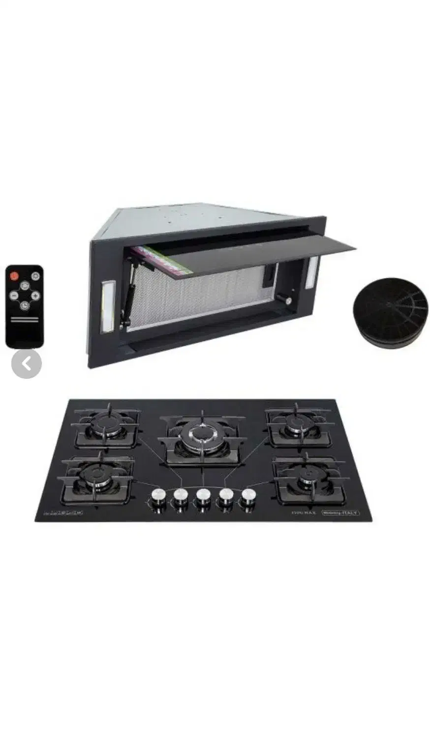 هود مخفی توربو، لمسی و کنترلی،مدل جدید کف شیشه ای|هود|پرند, فاز ۵|دیوار