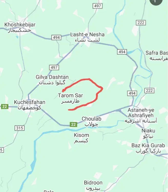 زمین مسکونی زراعی لولمان رودبارکی طارمسر|فروش زمین و ملک کلنگی|لولمان, |دیوار