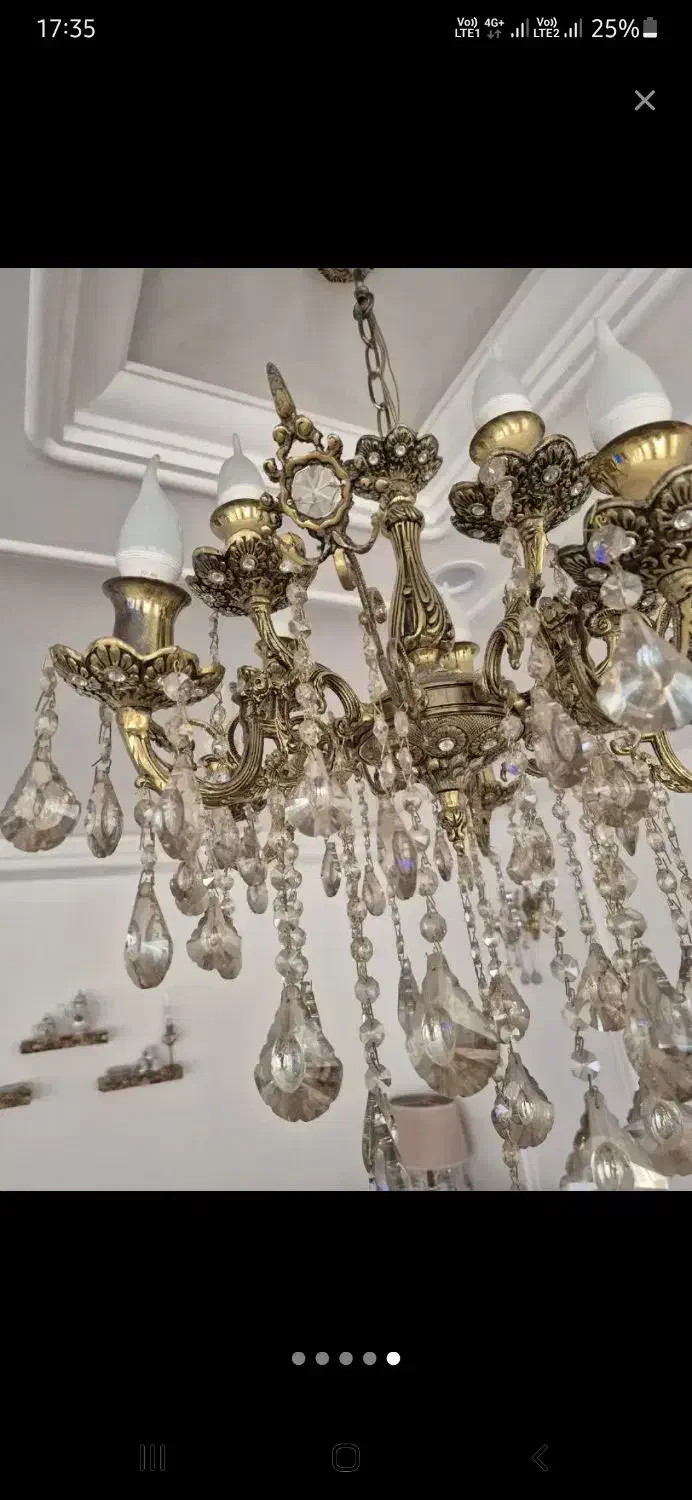 لوستر برنز|لوستر و چراغ آویز|شهریار, شهریار|دیوار