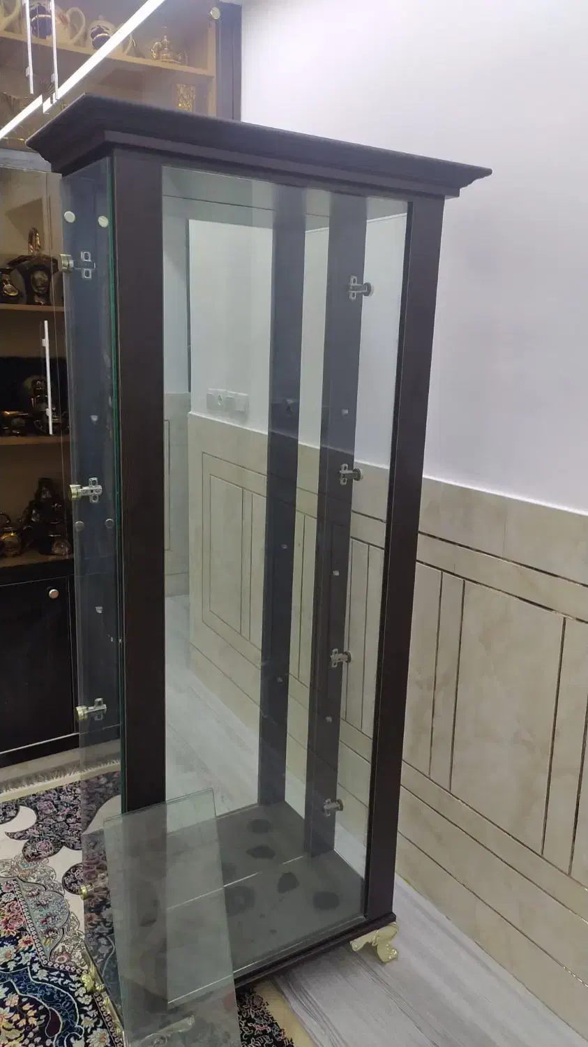 ویترین شیشه ای چوبی|بوفه، ویترین، کنسول|خمینی‌شهر, |دیوار