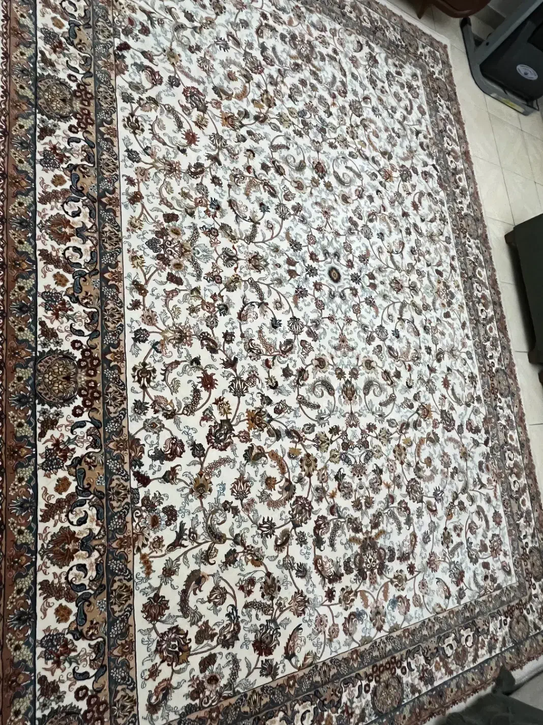 دو تخته فرش ۹متری ۷۰۰ شانه طرح افشان|فرش|پاکدشت, پاکدشت (مامازند)|دیوار