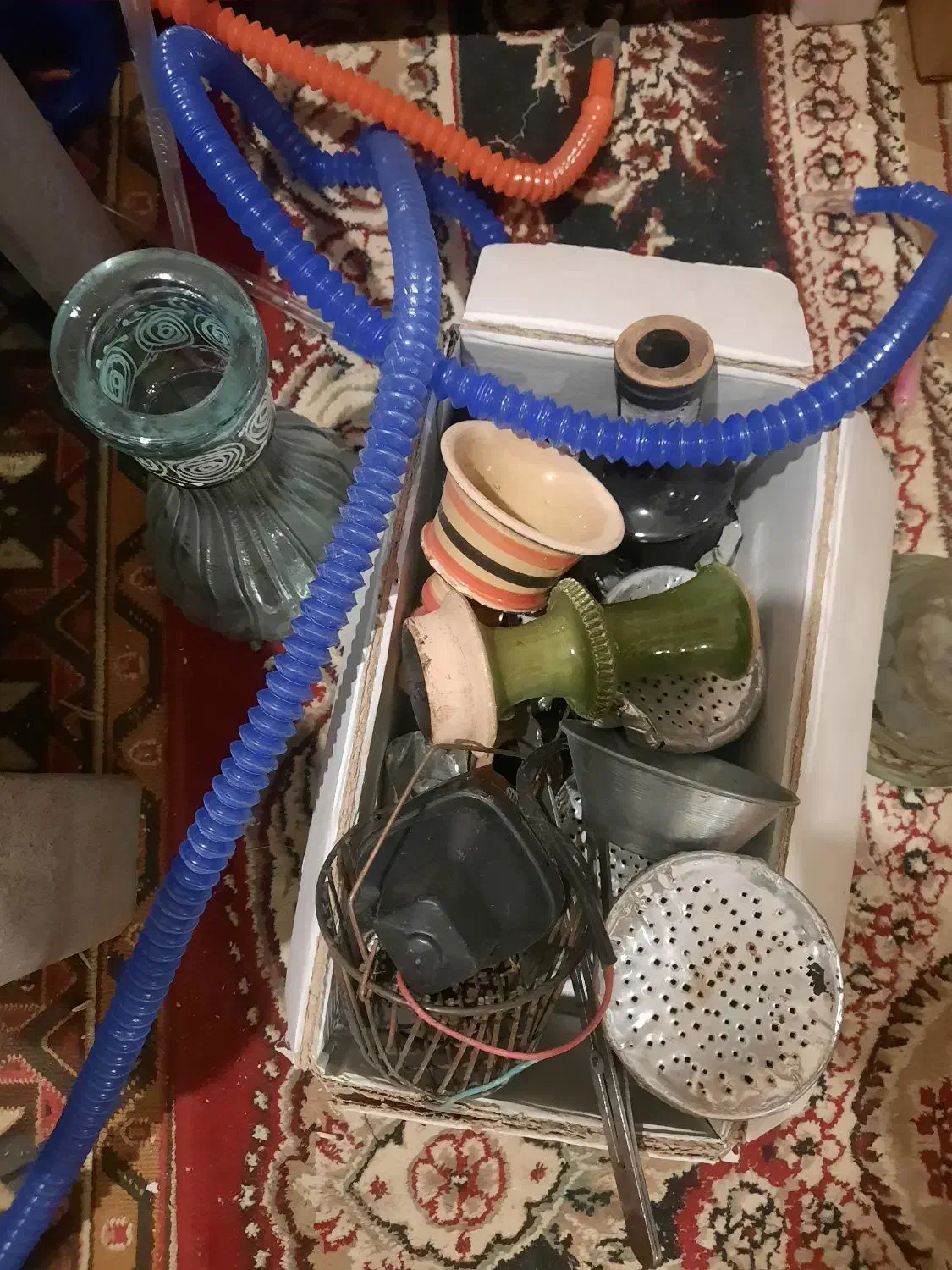 قلیون عربی اصل برنج و  قلیون چوب گردو کافه ای|کلکسیون و سرگرمی|مشهد, شهرک مهرگان|دیوار