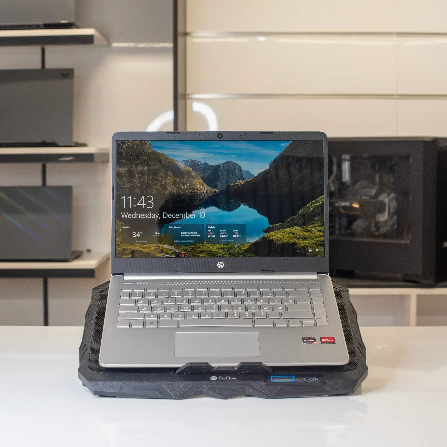 لپتاپ اوپن باکس 14اینچ HP با پردازنده Ryzen 7|رایانه همراه|یزد, |دیوار