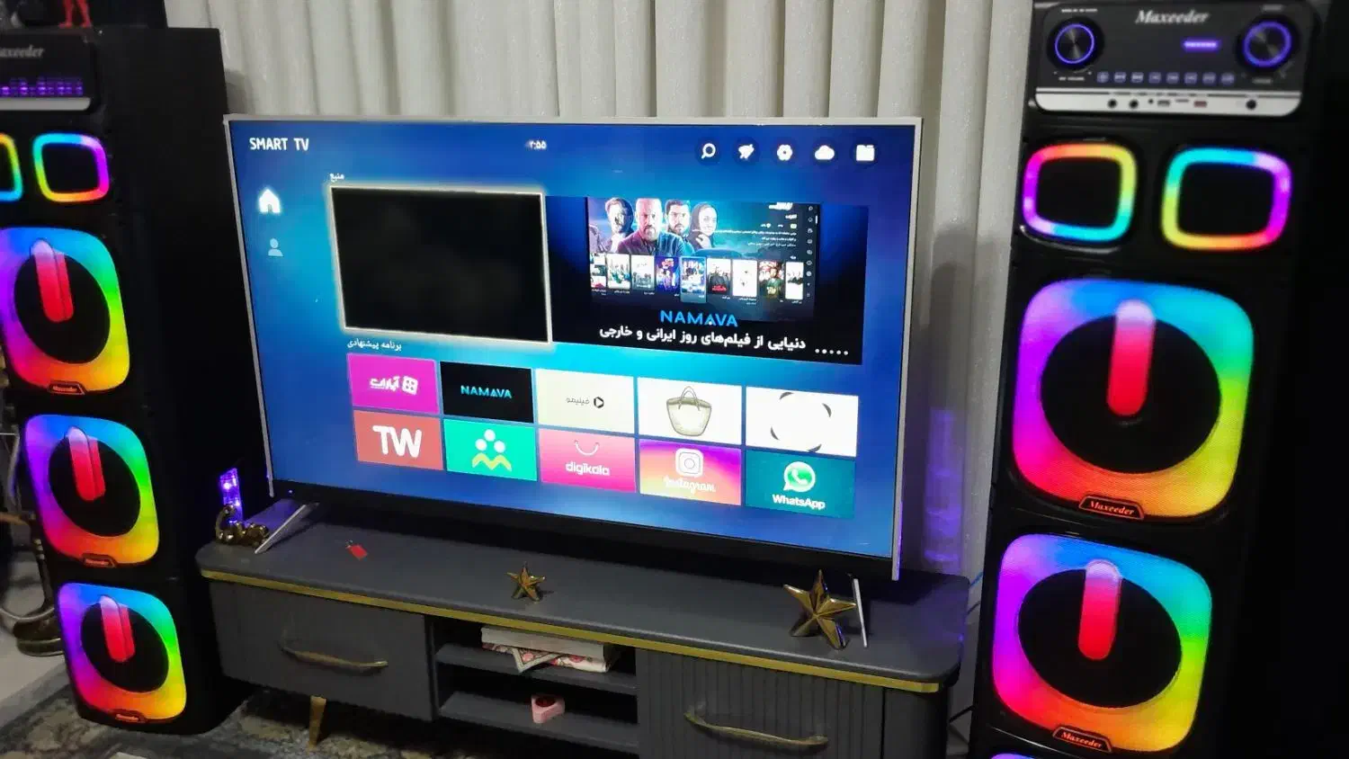 تلوزیون ۵۵اینج ،۶۰ اینج ۶۵ اینج اندروید۹،و۱۱|تلویزیون و پروژکتور|فردیس, قریشی|دیوار