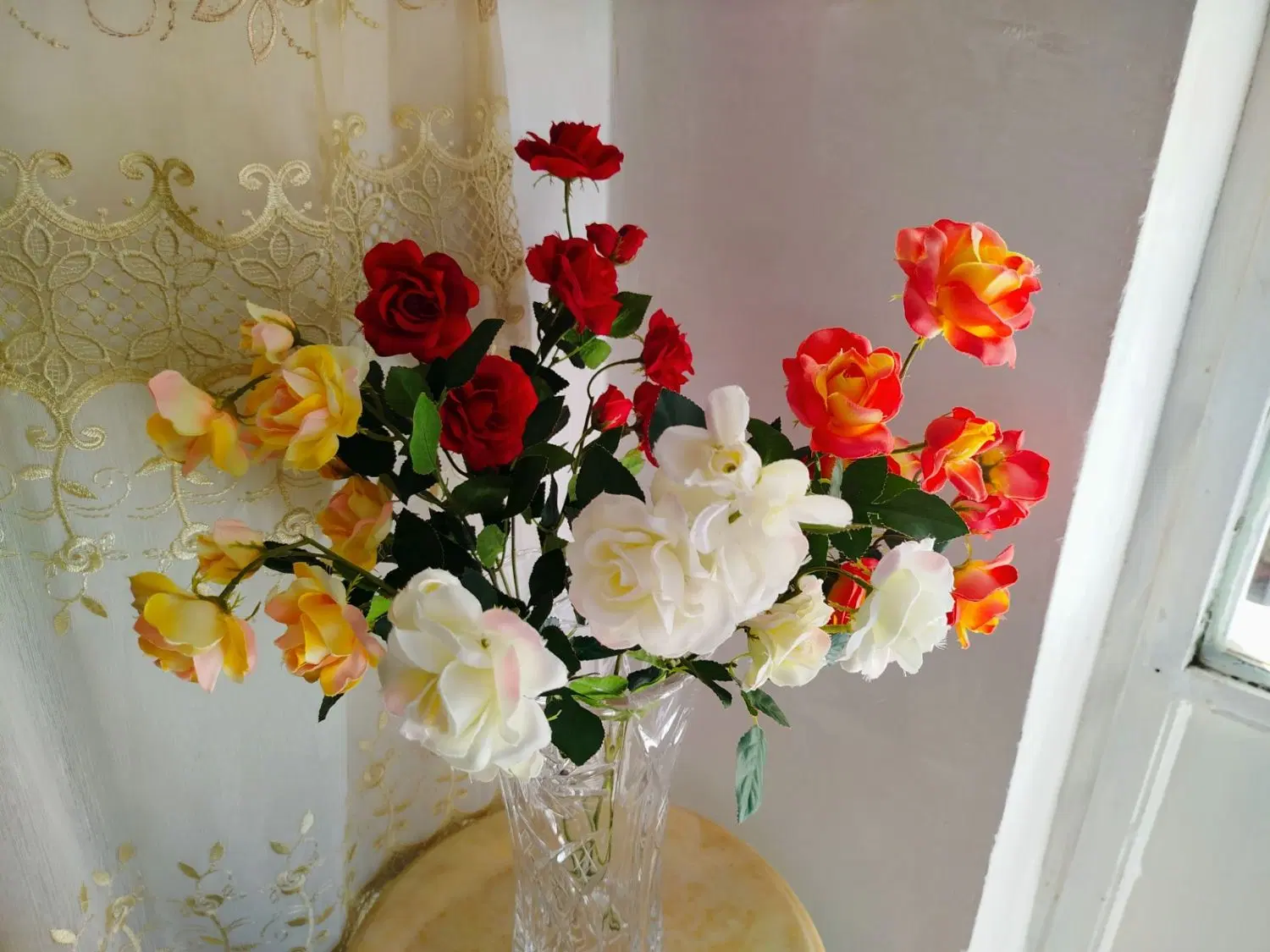 گل رز|گل مصنوعی|میاندوآب, |دیوار