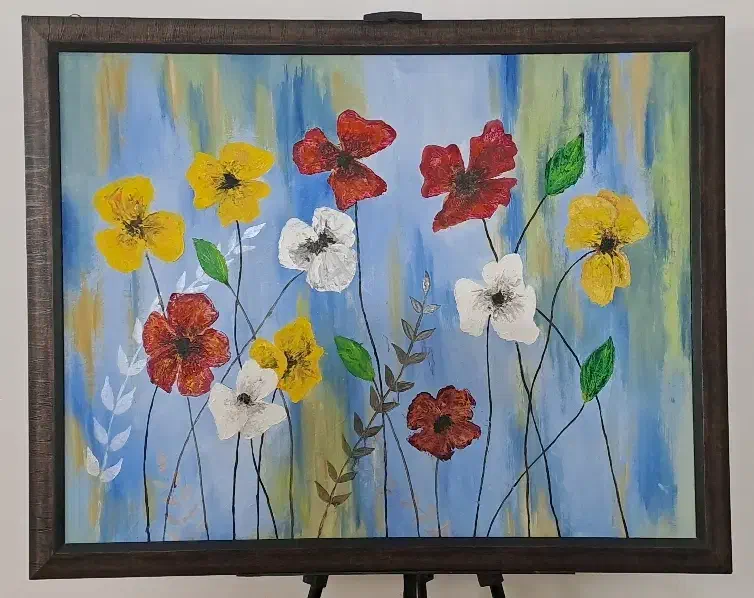 تابلو گل|تابلو، نقاشی، عکس|ساوه, |دیوار