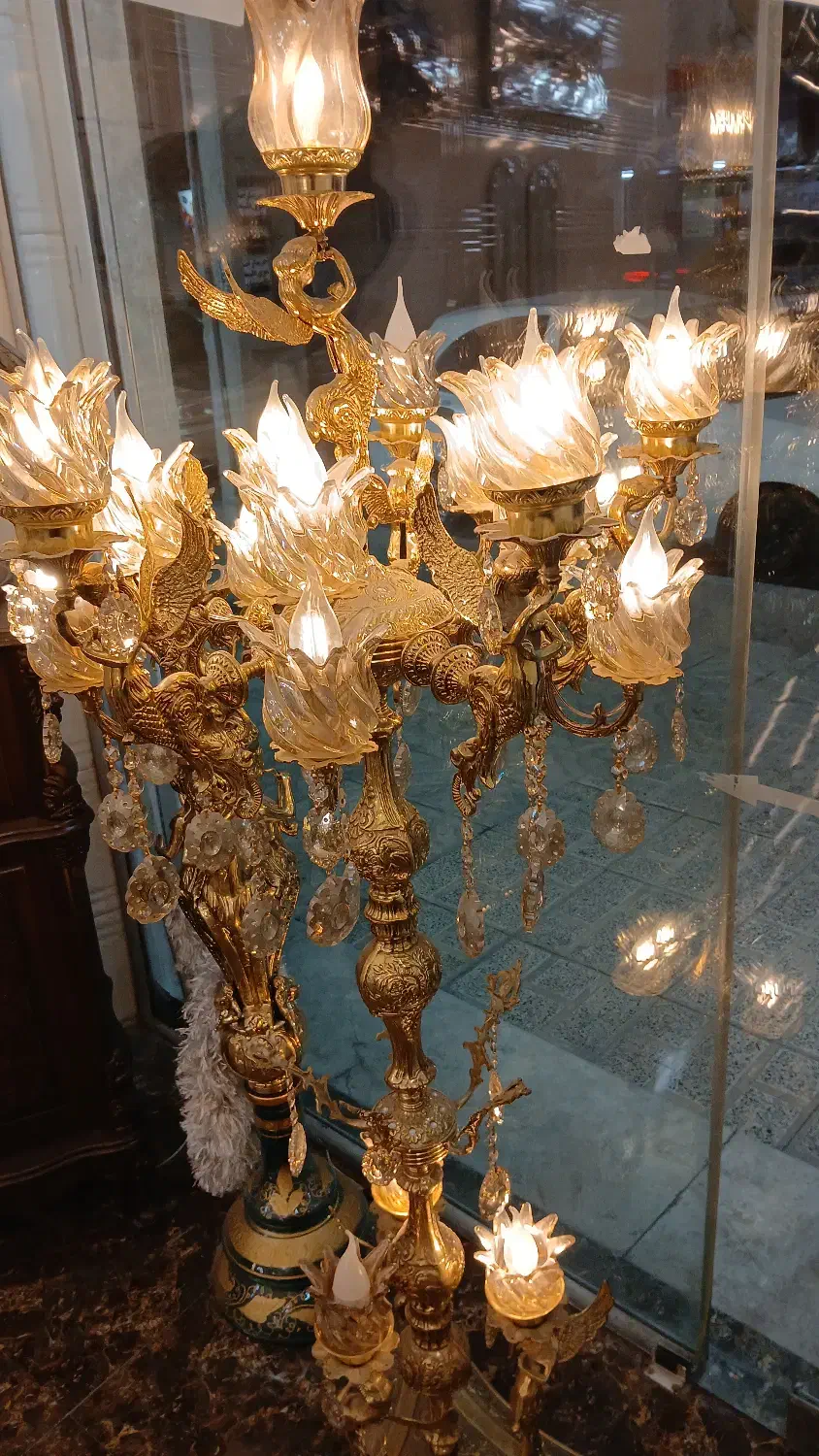 برنز کده طاها|لوستر و چراغ آویز|فشاپویه, |دیوار