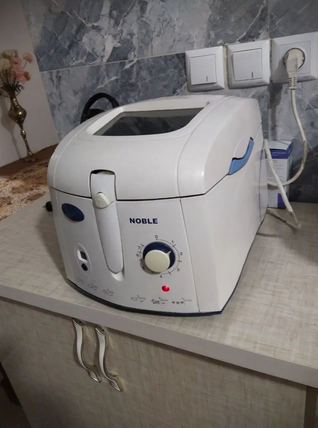 سرخ کن مارک نوبل اصل سالم تضمینی|اجاق گاز و لوازم برقی پخت‌وپز|خوی, |دیوار