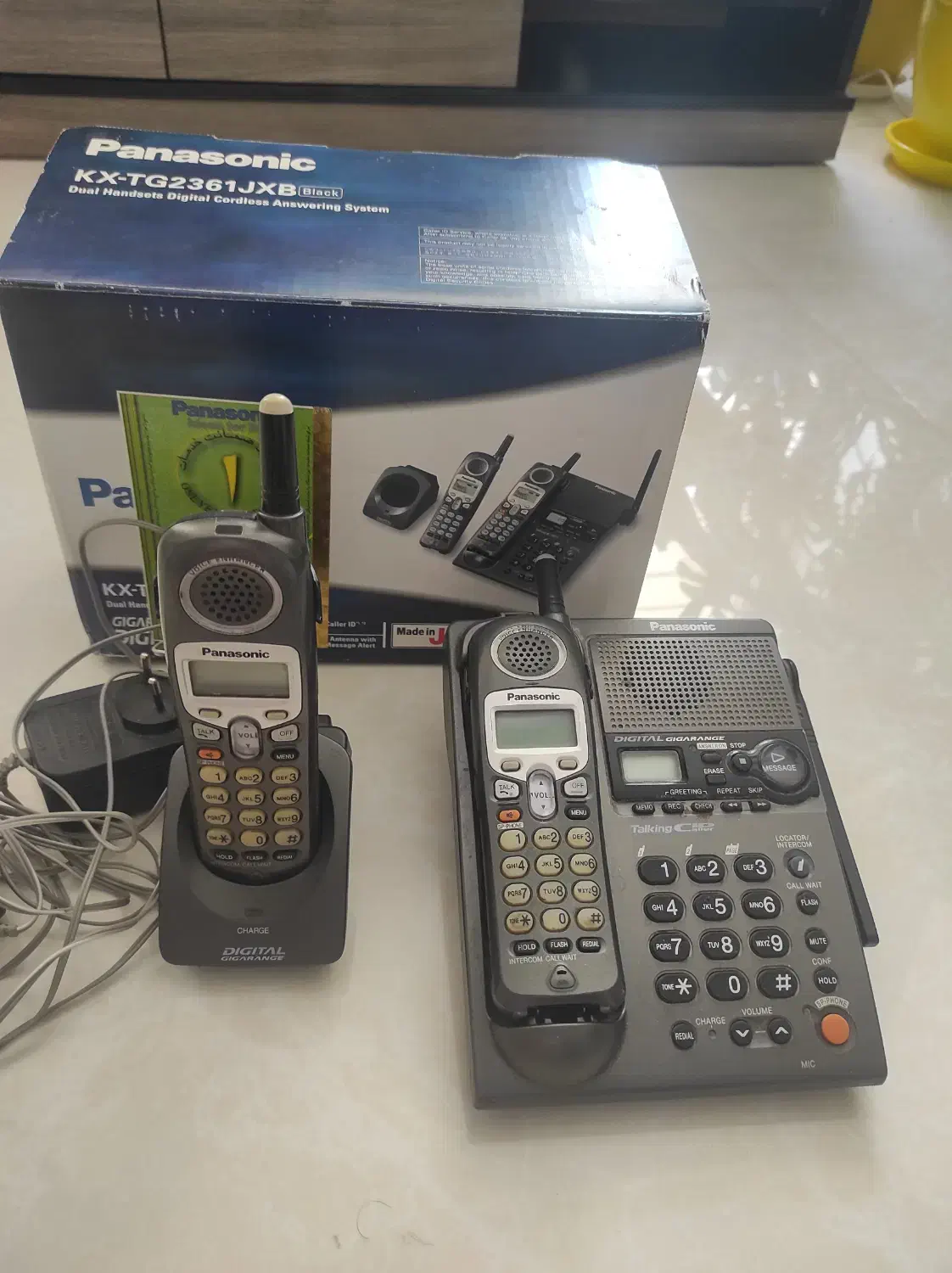 تلفن بیسیم پاناسونیک اصل ژاپن و یک تلفن ساده|تلفن رومیزی|شیراز, رکنآباد|دیوار