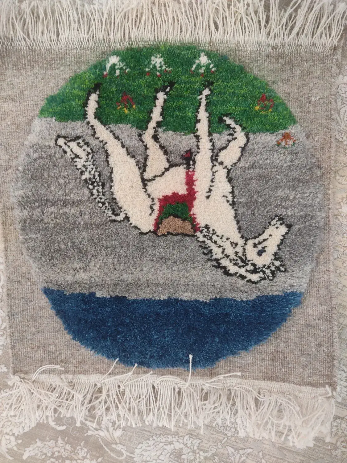 قالی دست باف|فرش|کوه چنار, |دیوار