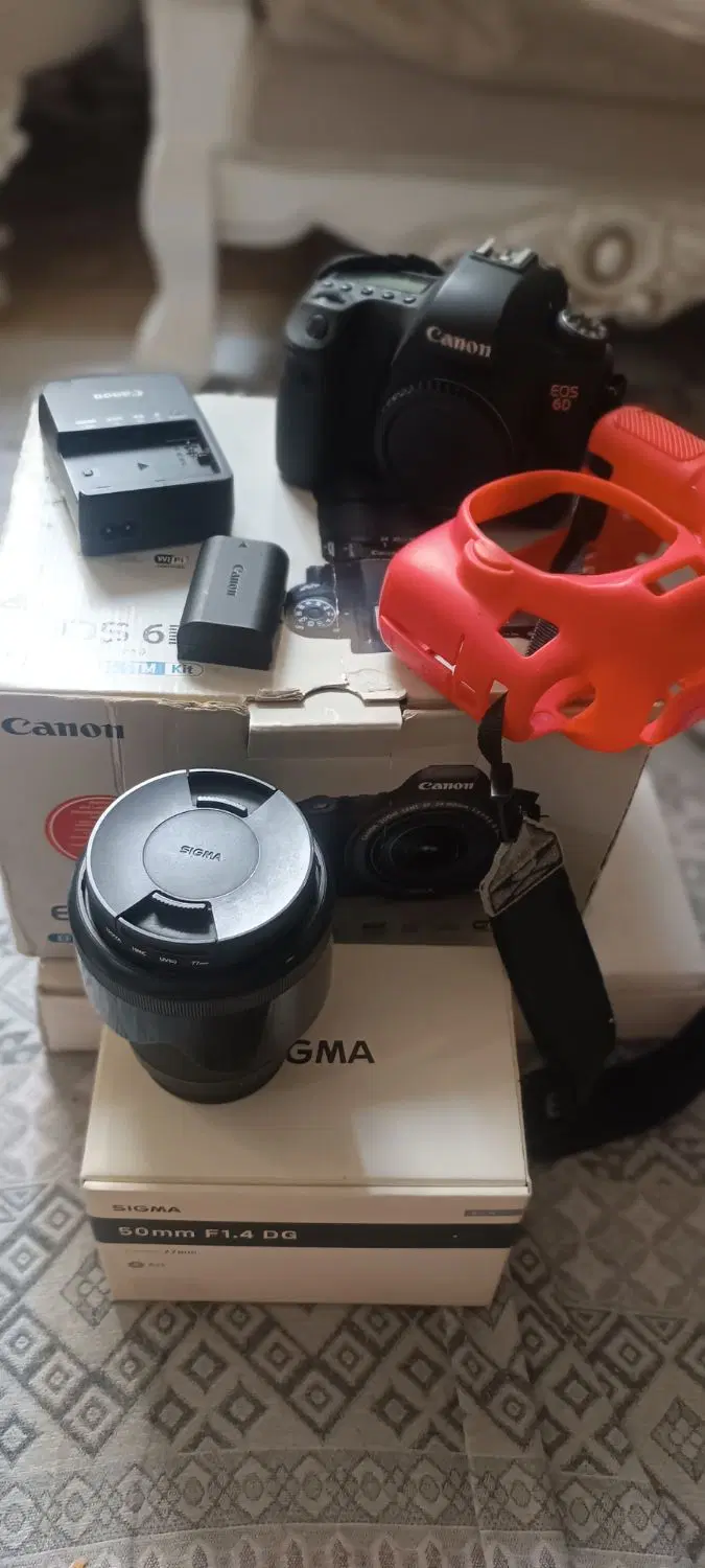 canon 6d & sigma 50 fix|دوربین عکاسی و فیلم‌برداری|تهران, جیحون|دیوار