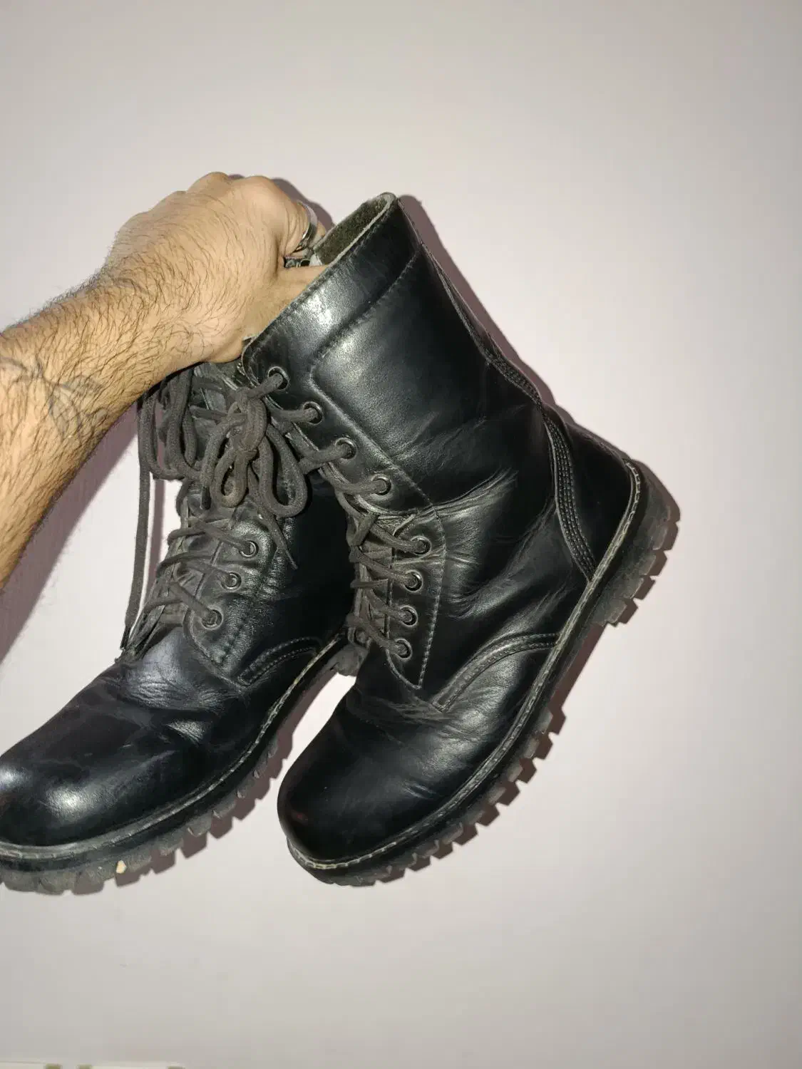 بوت مردانه مشکی|کیف، کفش، کمربند|ساری, |دیوار