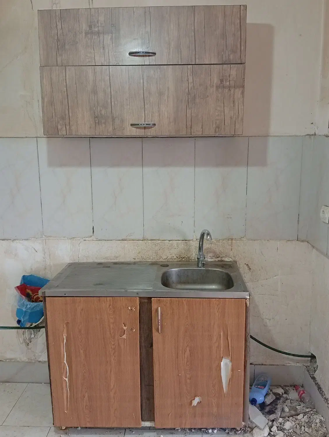 کابینت MDF.فلزی|آب‌چکان و نظم‌دهنده ظروف|گلبهار, شهر جدید گلبهار|دیوار