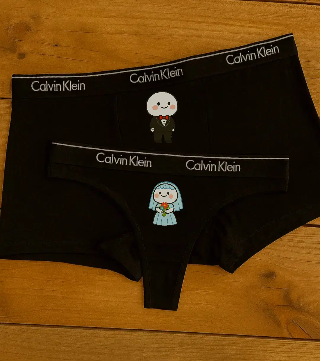 ست شورت کاپلی عروس و داماد|لباس|لنجان, |دیوار