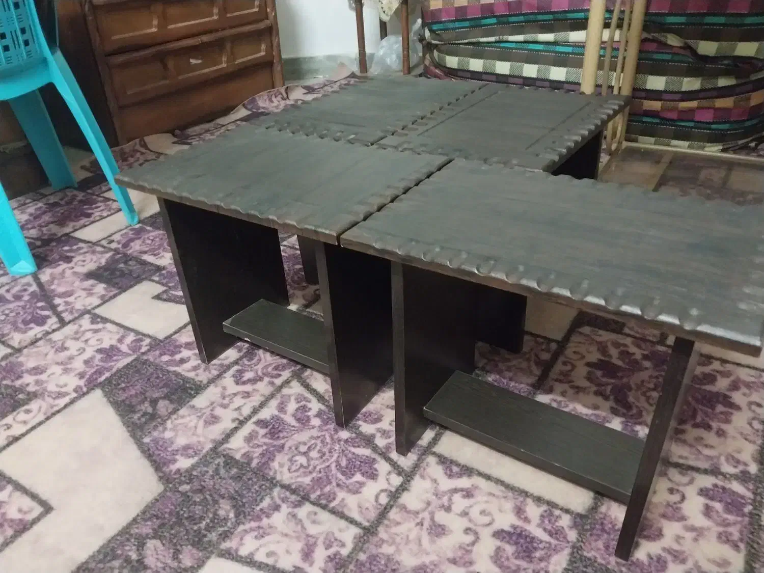 عسلی نو ۶۰۰ هزار تومان قهو ه ایی|مبلمان خانگی و میز عسلی|شوشتر, |دیوار