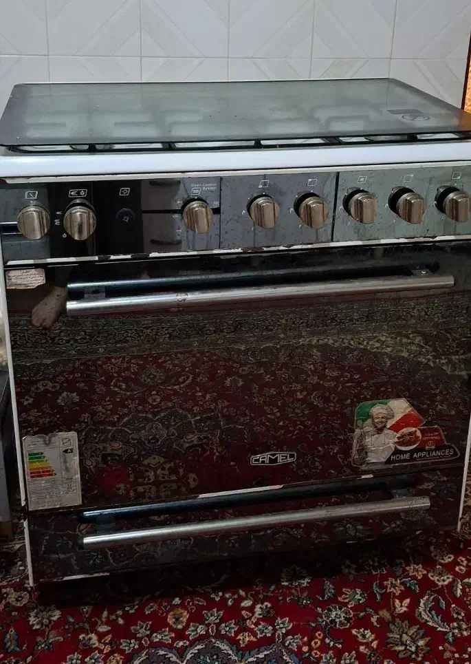 گاز پنج شعله . فر دار . سالم|اجاق گاز و لوازم برقی پختوپز|لاهیجان, کوی زمانی|دیوار