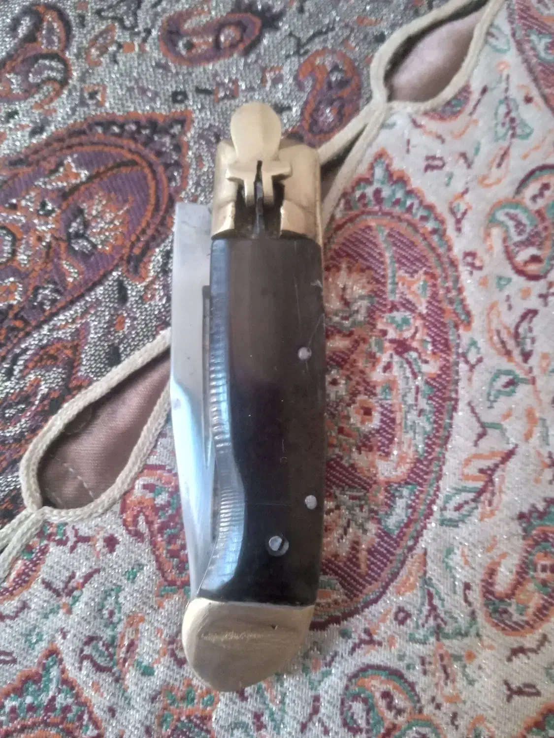 مخصوص کمپین وکوهنوردی چاقو ضامن دارکلکسیونی|کلکسیون اشیاء عتیقه|لنجان, |دیوار