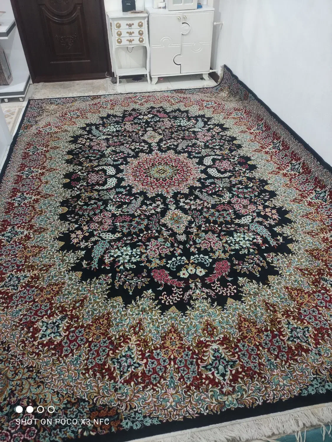 قالی 2.5*3.5|فرش|کرمان, |دیوار