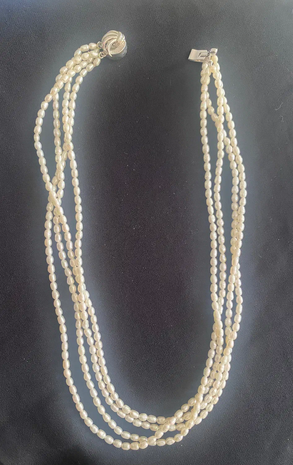 گردنبندمرواریدچهاررج اصل|جواهرات|تهران, آسمان|دیوار