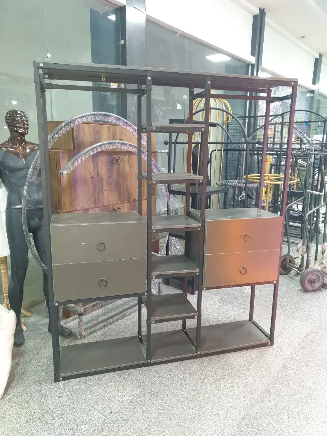 یو دار بند رخت  اتاق پرو پرده دار رگال مخملی|بندرخت و رخت‌آویز|تهران, بهداشت|دیوار