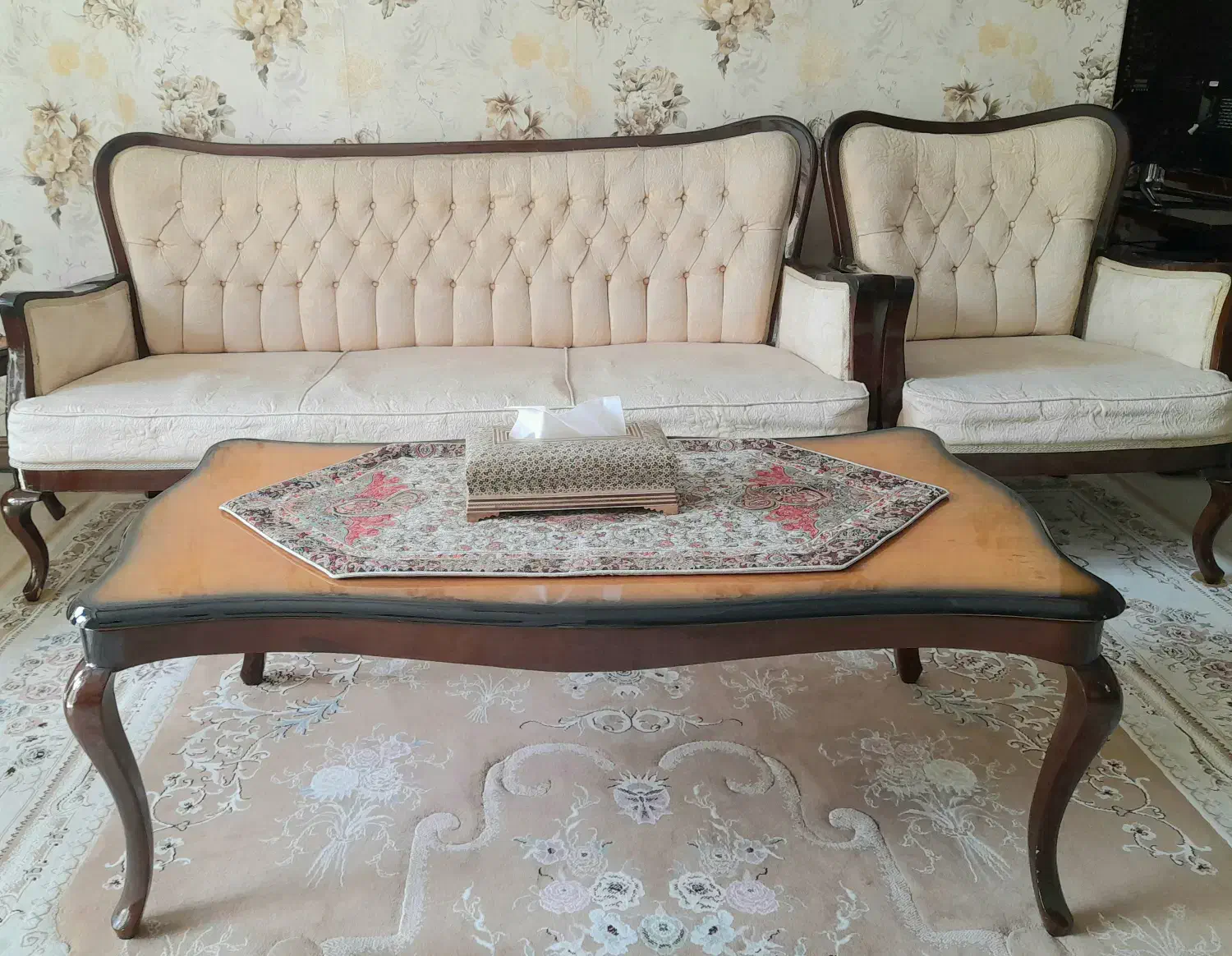 مبل استیل ۹ نفره|مبلمان خانگی و میز عسلی|تهران, سازمان برنامه شمالی|دیوار