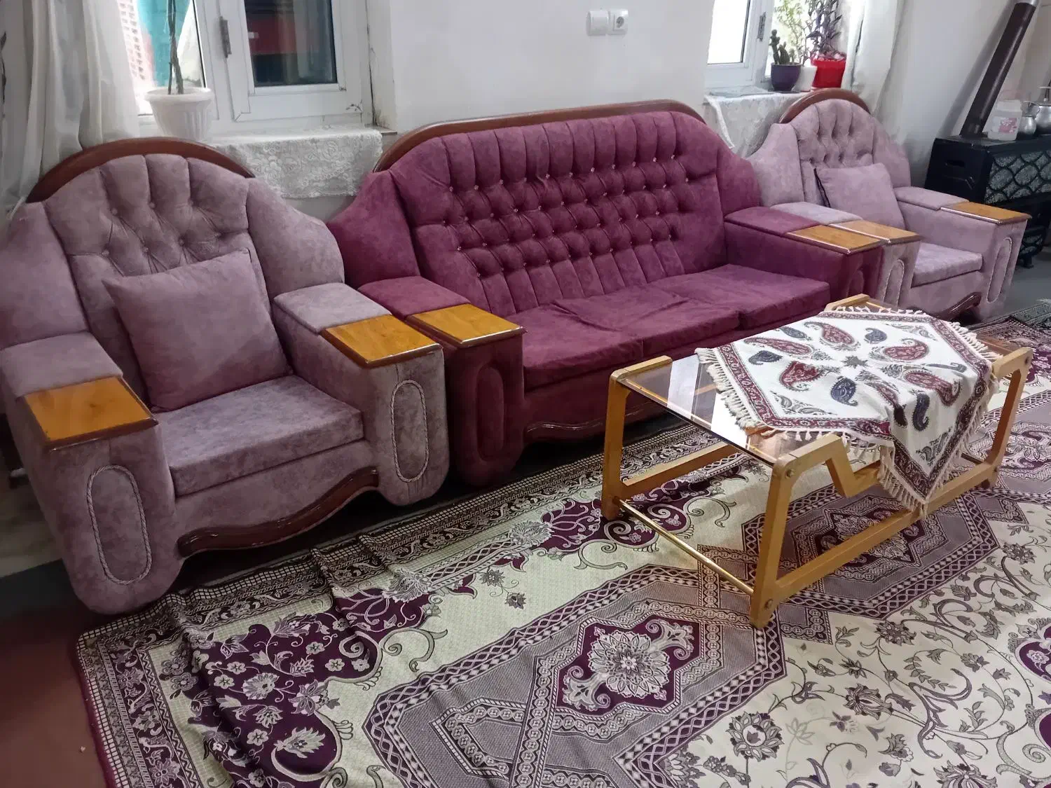 مبل هفت نفره|مبلمان خانگی و میز عسلی|بجنورد, |دیوار