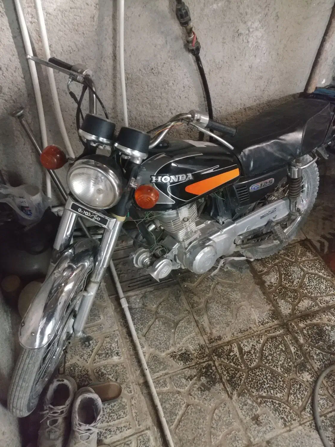 موتور 125 هوندا مزایده|موتورسیکلت|کرمانشاه, |دیوار