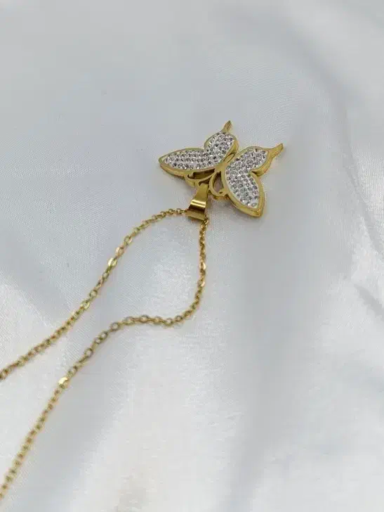 گردنبند طرح پروانه|بدلیجات|مهاباد (آذربایجان غربی), |دیوار