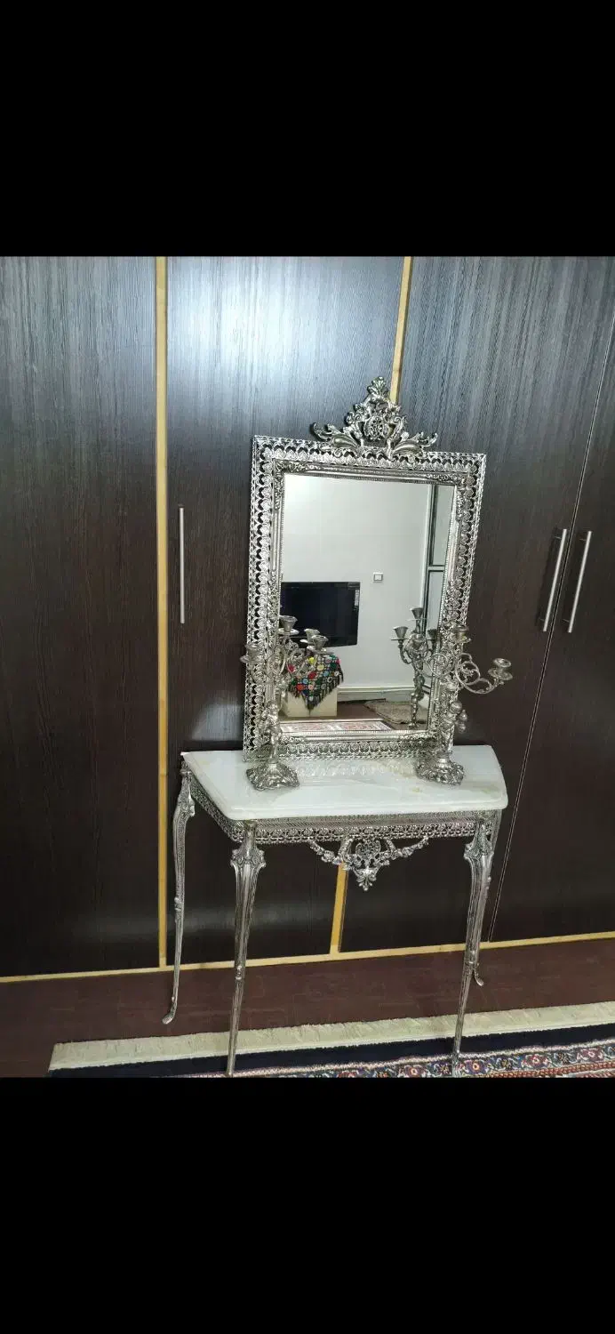 آینه کنسول|بوفه، ویترین، کنسول|کرمانشاه, |دیوار