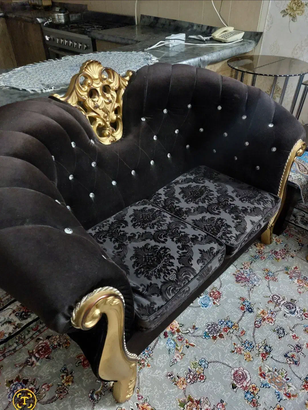 مبل ۷ نفره|مبلمان خانگی و میز عسلی|شاهین‌شهر, مسکن مهر|دیوار