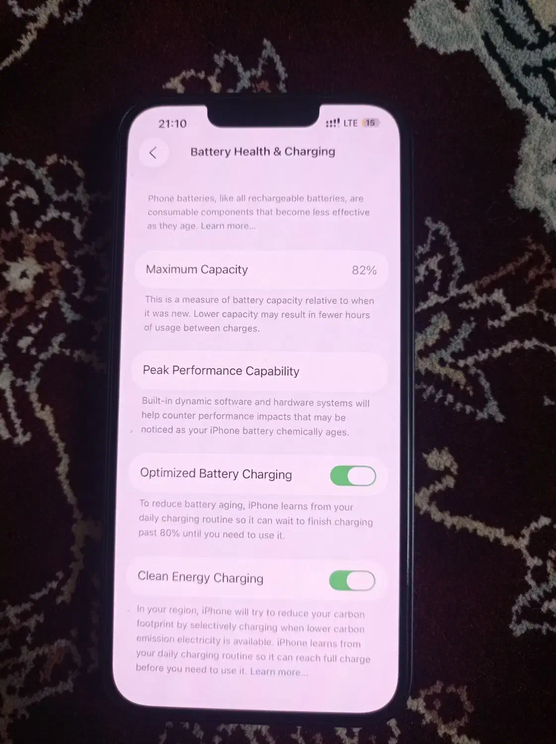 آیفون 13نرمال تمیز|موبایل|گنبد کاووس, |دیوار